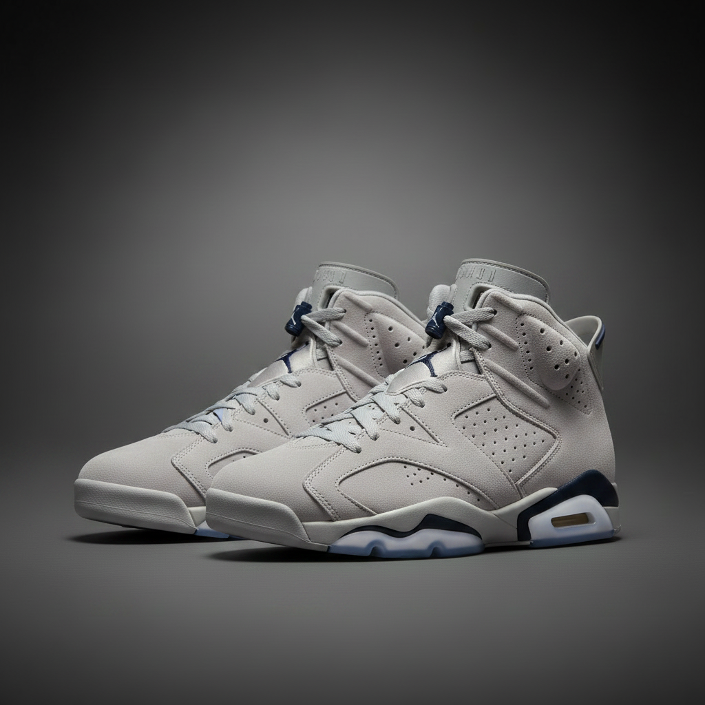 Air Jordan 6 Georgetown Magnet pair