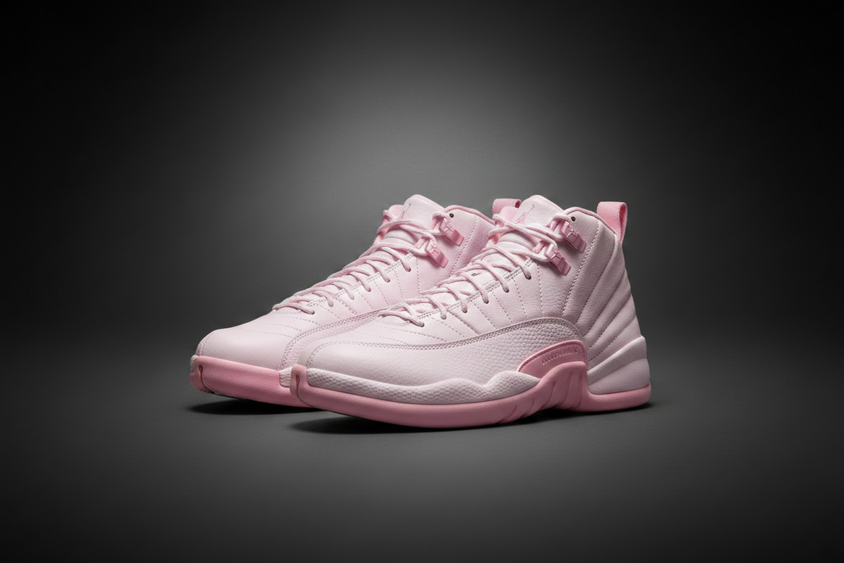 Air Jordan 12 Pearl Pink pair