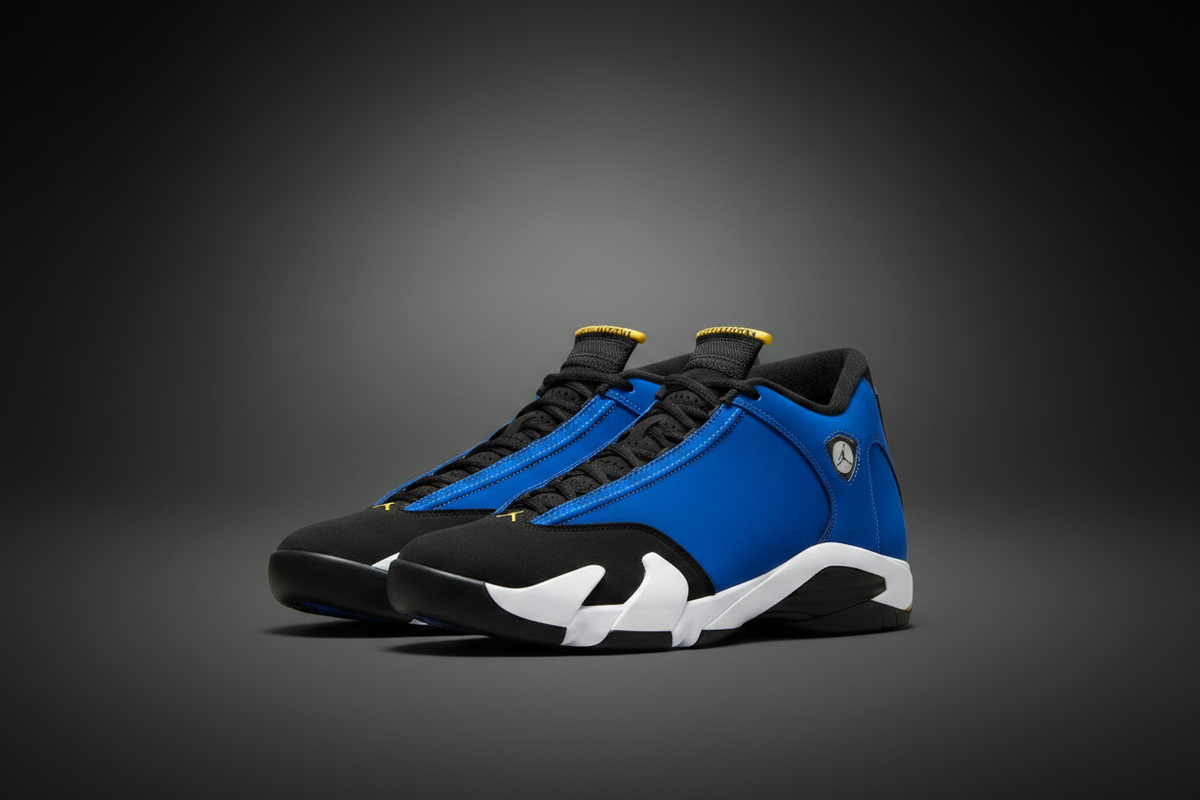 Air Jordan 14 Retro Laney pair