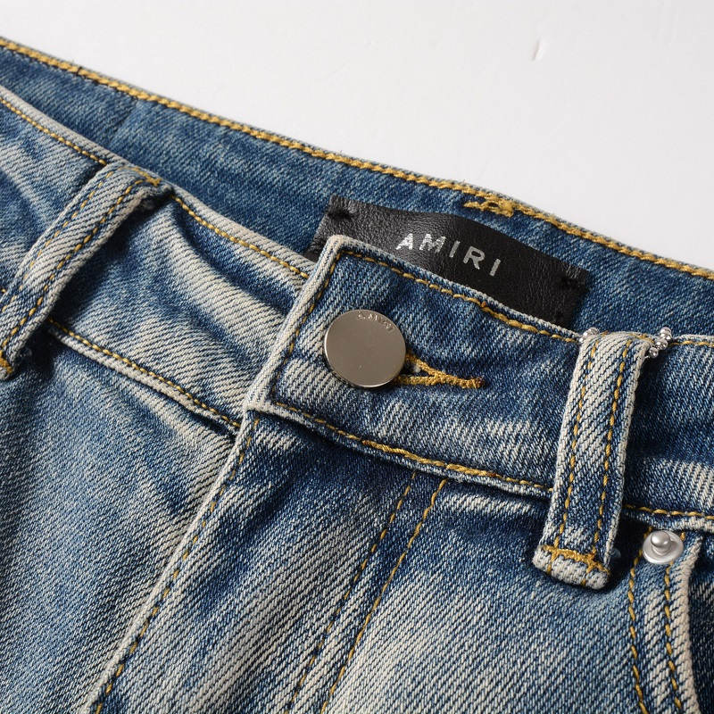 AMIRI Slim Fit Distressed Jeans #887