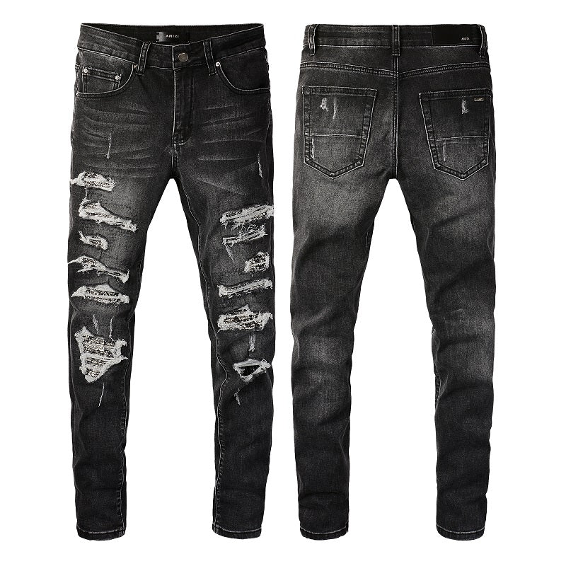 AMIRI Slim Fit Jeans #852 – Distressed Denim