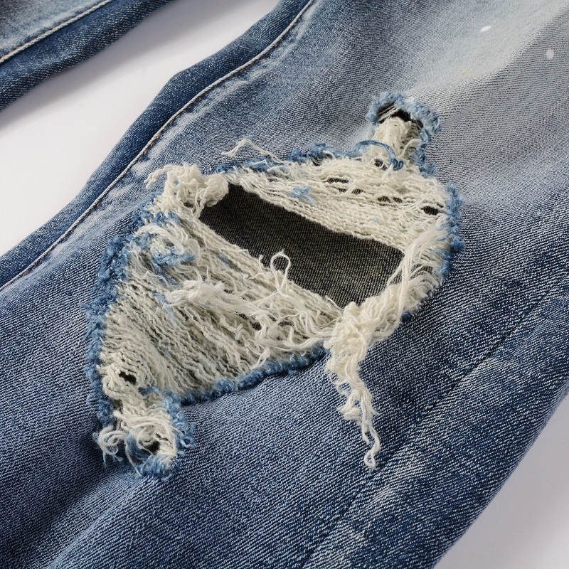 AMIRI Slim Fit Distressed Jeans #6597