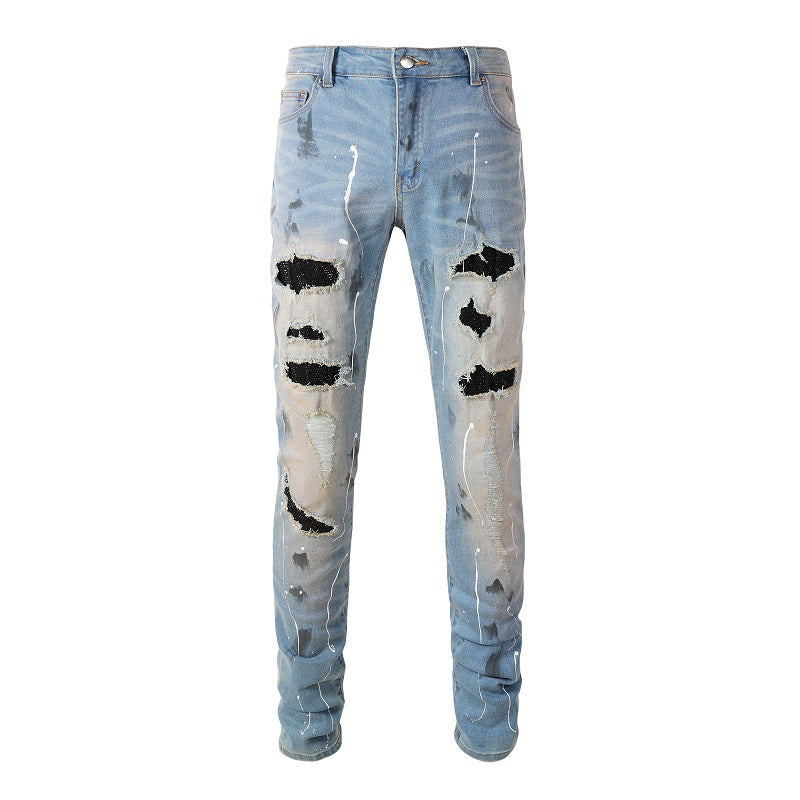 AMIRI Slim Fit Distressed Jeans #6523