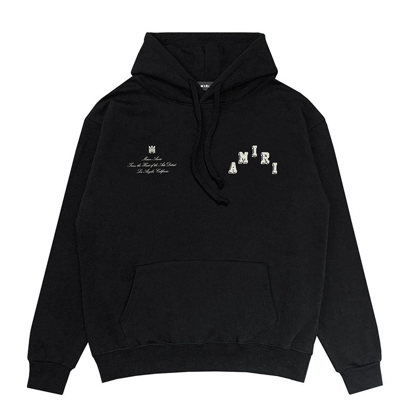 AMIRI Logo-Print Cotton Hoodie