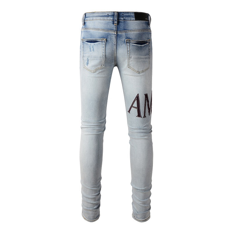 AMIRI Slim Fit Destroyed Jeans #1301