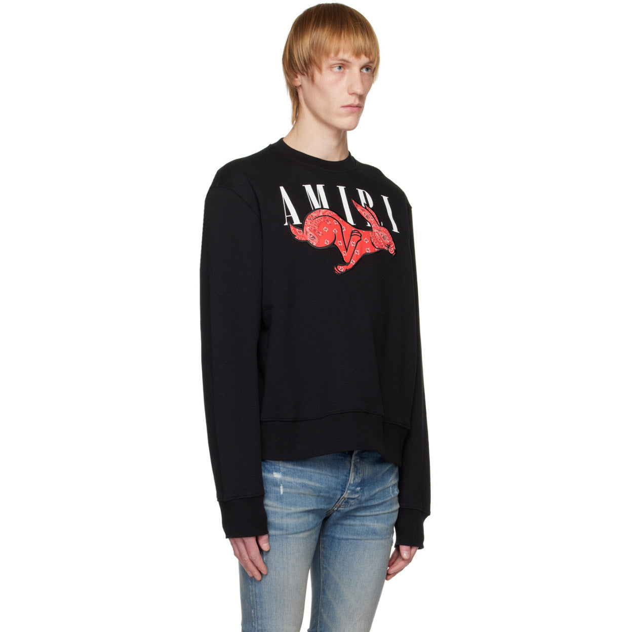 AMIRI Black Rabbit Graphic Sweatshirt