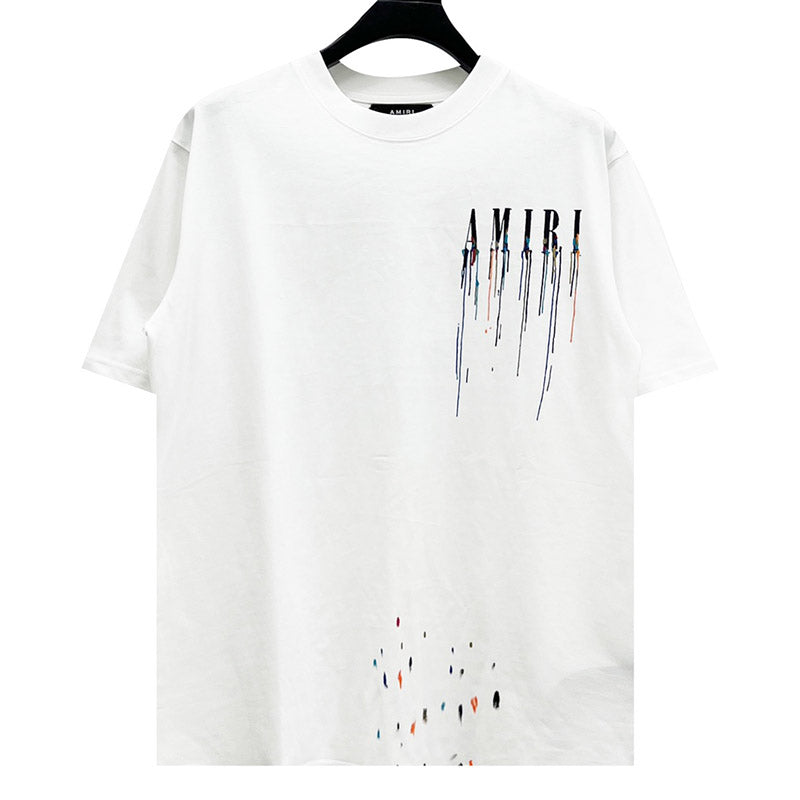 AMIRI Logo Print Cotton Jersey T-Shirt