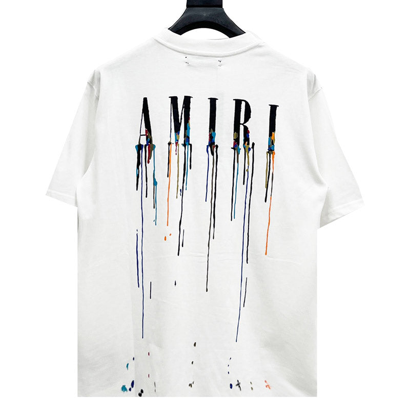 AMIRI Logo Print Cotton Jersey T-Shirt