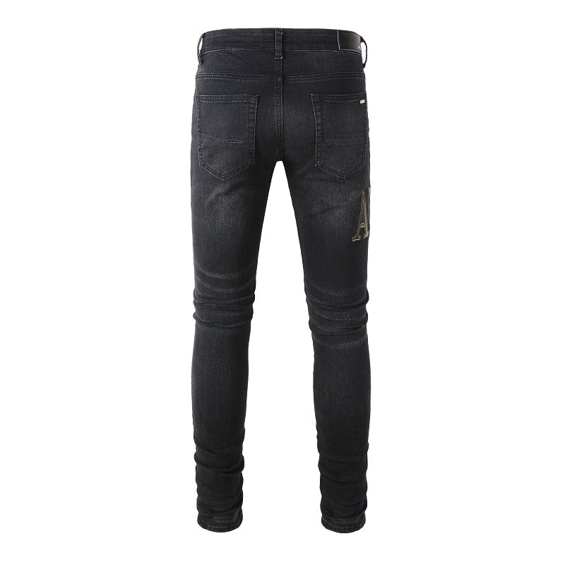 AMIRI Jeans #872 – Slim Fit Distressed Denim
