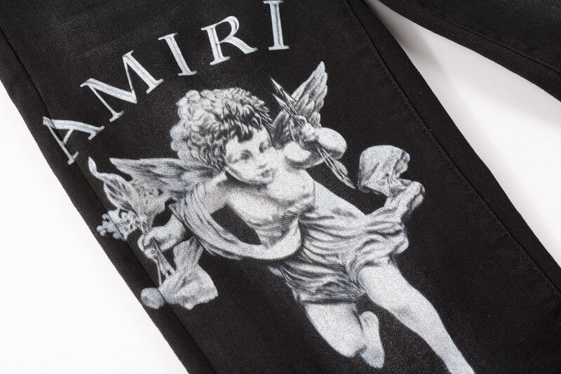 AMIRI Slim Fit Distressed Jeans #817