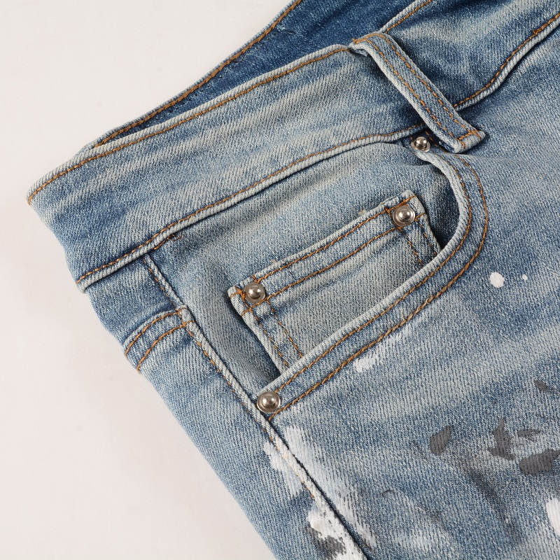 AMIRI Slim Fit Distressed Jeans #6626