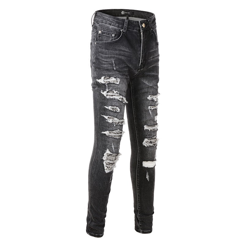 AMIRI Slim Fit Jeans #852 – Distressed Denim