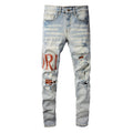 AMIRI Jeans #840 – Slim Fit Distressed Denim