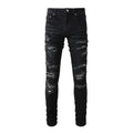 AMIRI Jeans #8669 – Slim Fit Distressed Denim
