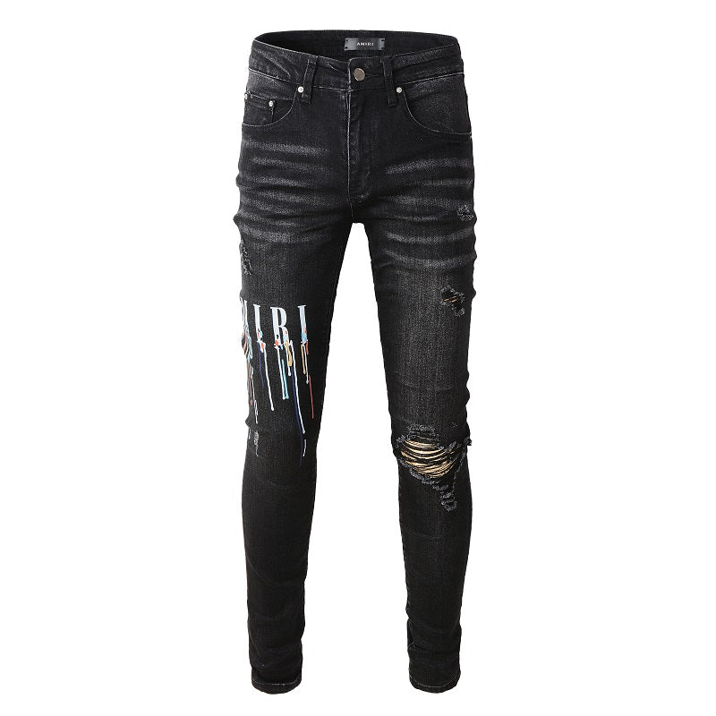 AMIRI Jeans #830 | Slim Fit Distressed Denim