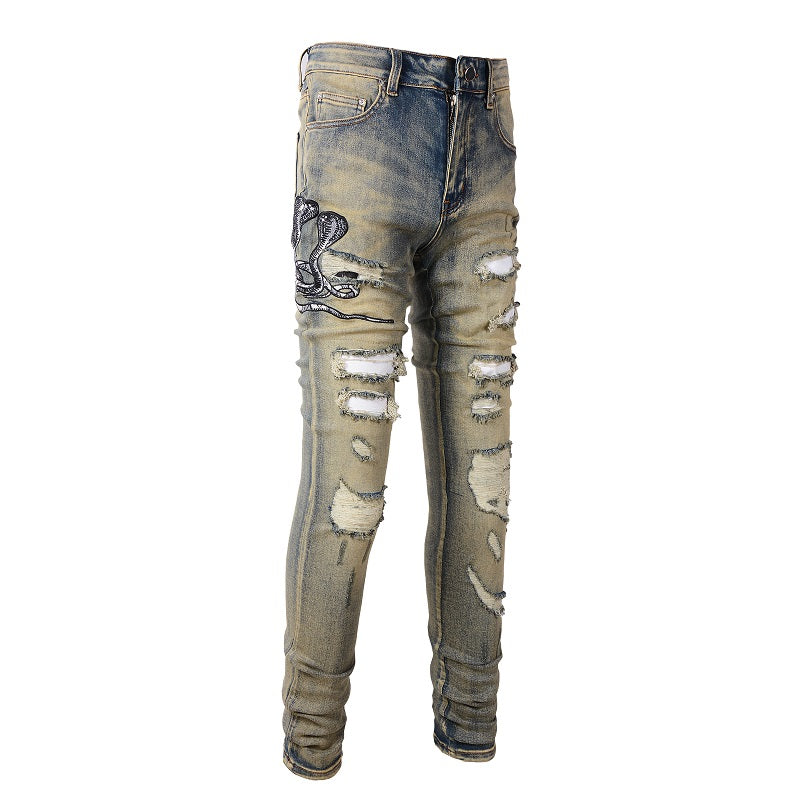 AMIRI Slim Fit Distressed Jeans #6611