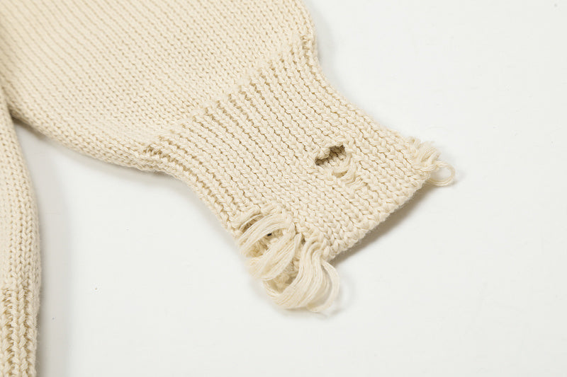 AMIRI 100% Cotton Oversized Sweater – Apricot