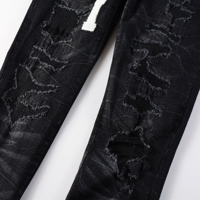 AMIRI Slim Fit Distressed Jeans #1313