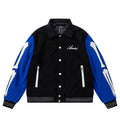 AMIRI Bone Embroidered Baseball Jacket – Loose Fit Streetwear