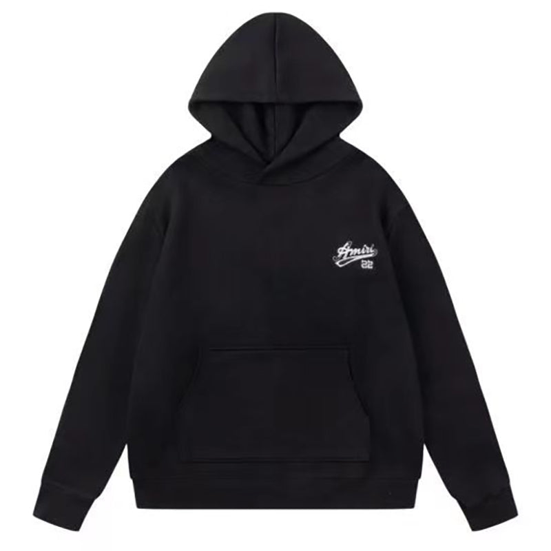 AMIRI Distressed Logo-Appliquéd Cotton-Jersey Hoodie