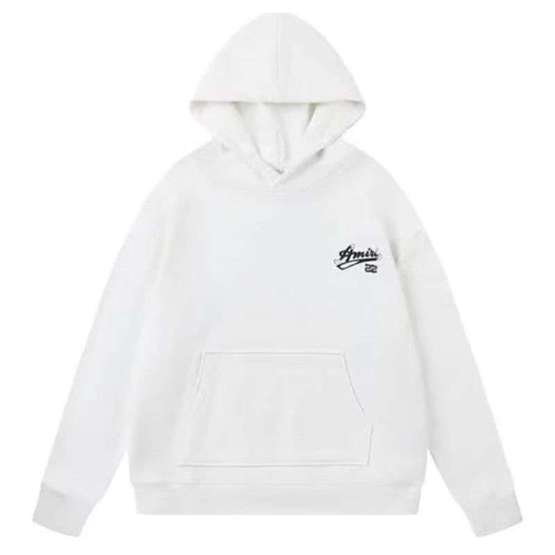 AMIRI Distressed Logo-Appliquéd Cotton-Jersey Hoodie