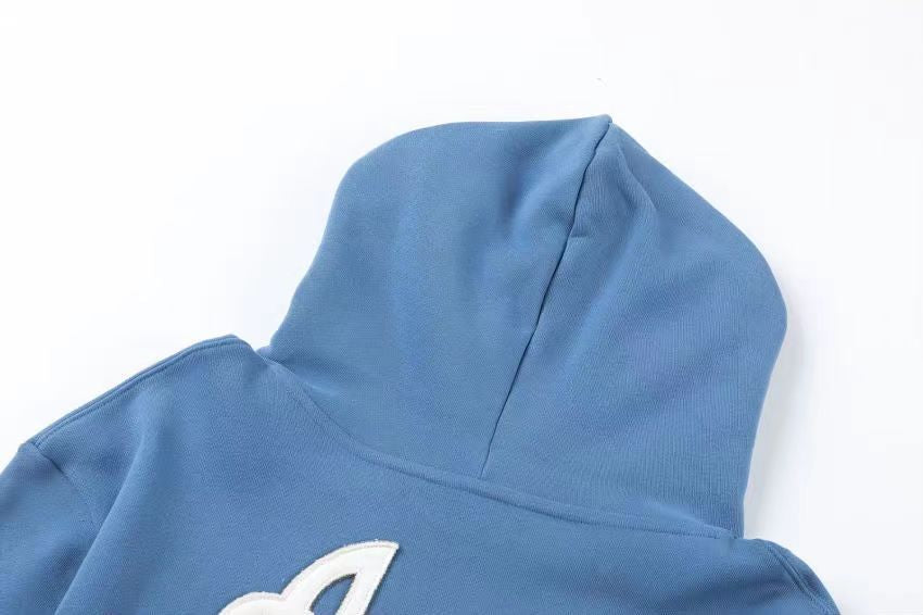 AMIRI Distressed Logo-Appliquéd Cotton-Jersey Hoodie