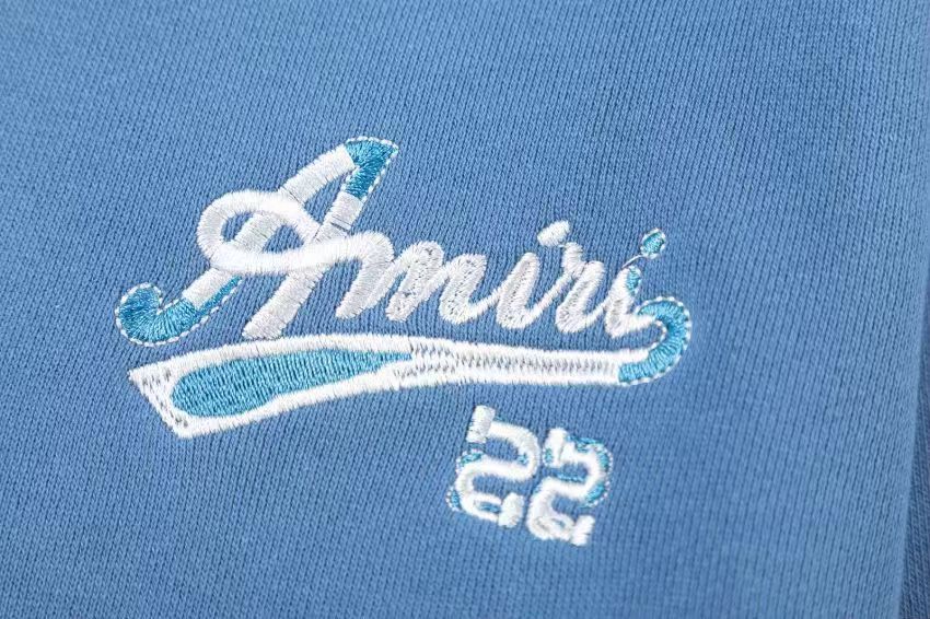 AMIRI Distressed Logo-Appliquéd Cotton-Jersey Hoodie