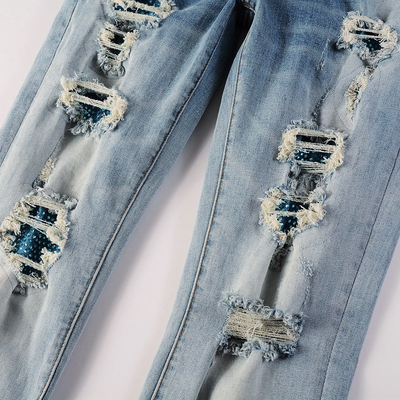 AMIRI Slim Fit Distressed Jeans #6566