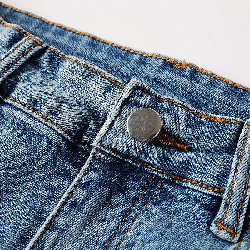AMIRI Slim Fit Distressed Jeans #6566
