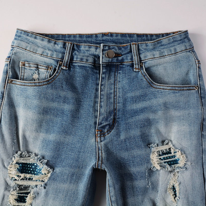 AMIRI Slim Fit Distressed Jeans #6566