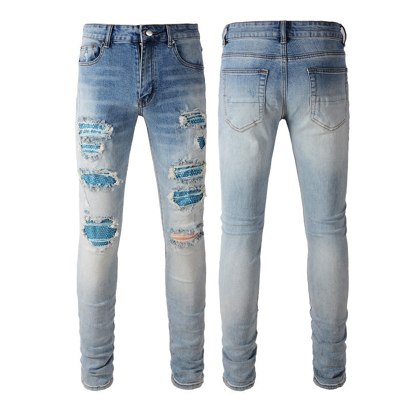 AMIRI Slim Fit Distressed Jeans #6566