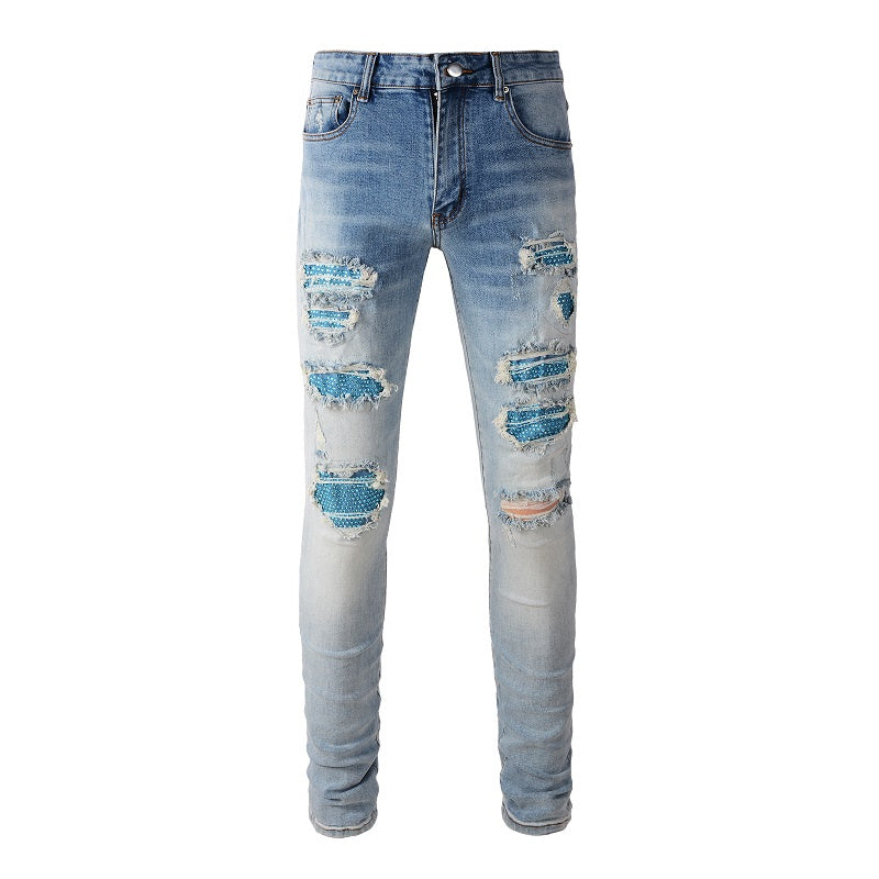 AMIRI Slim Fit Distressed Jeans #6566