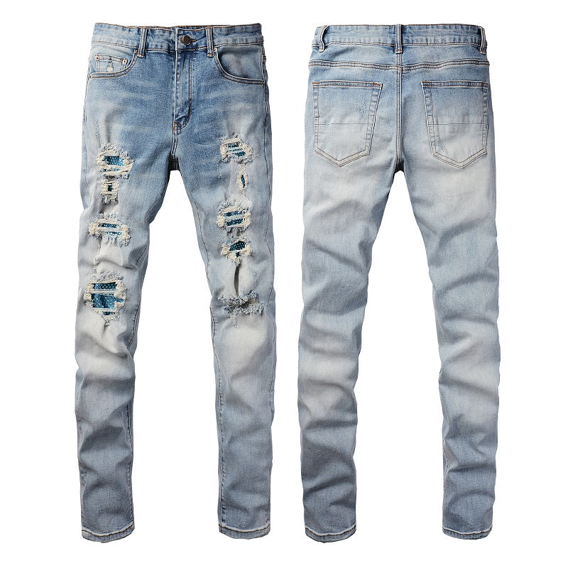 AMIRI Slim Fit Distressed Jeans #6566
