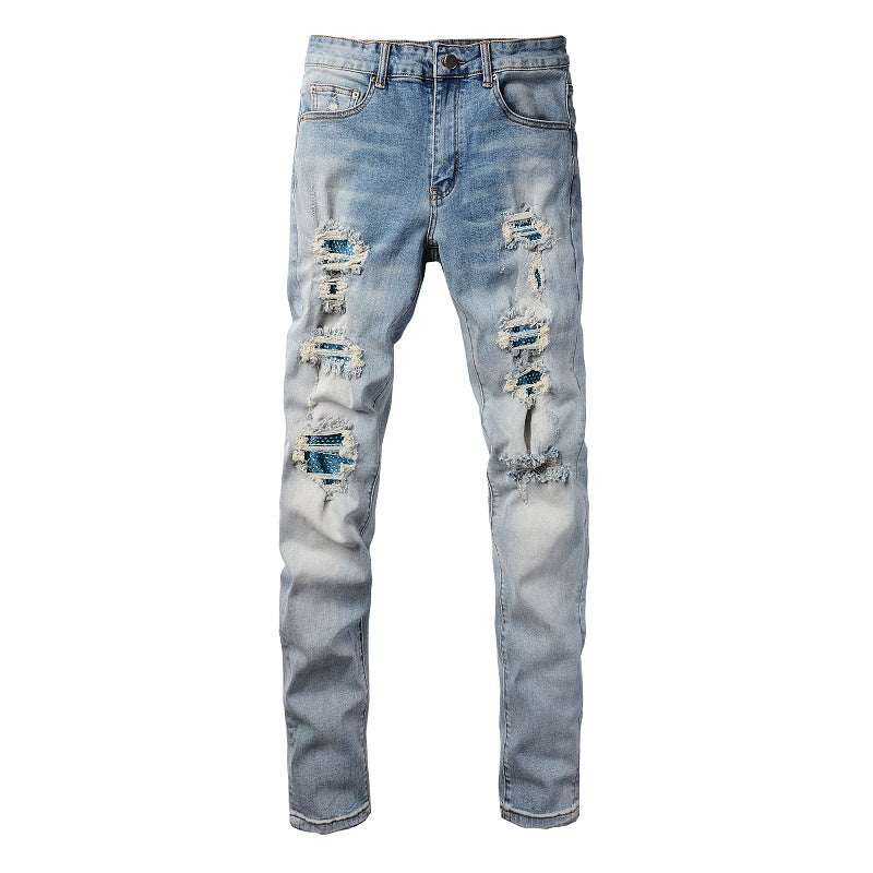 AMIRI Slim Fit Distressed Jeans #6566