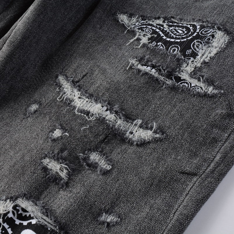 AMIRI Slim Fit Distressed Jeans #6903