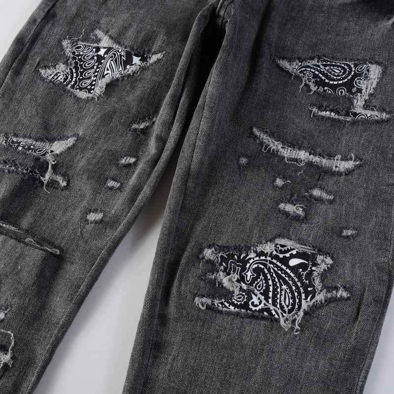 AMIRI Slim Fit Distressed Jeans #6903