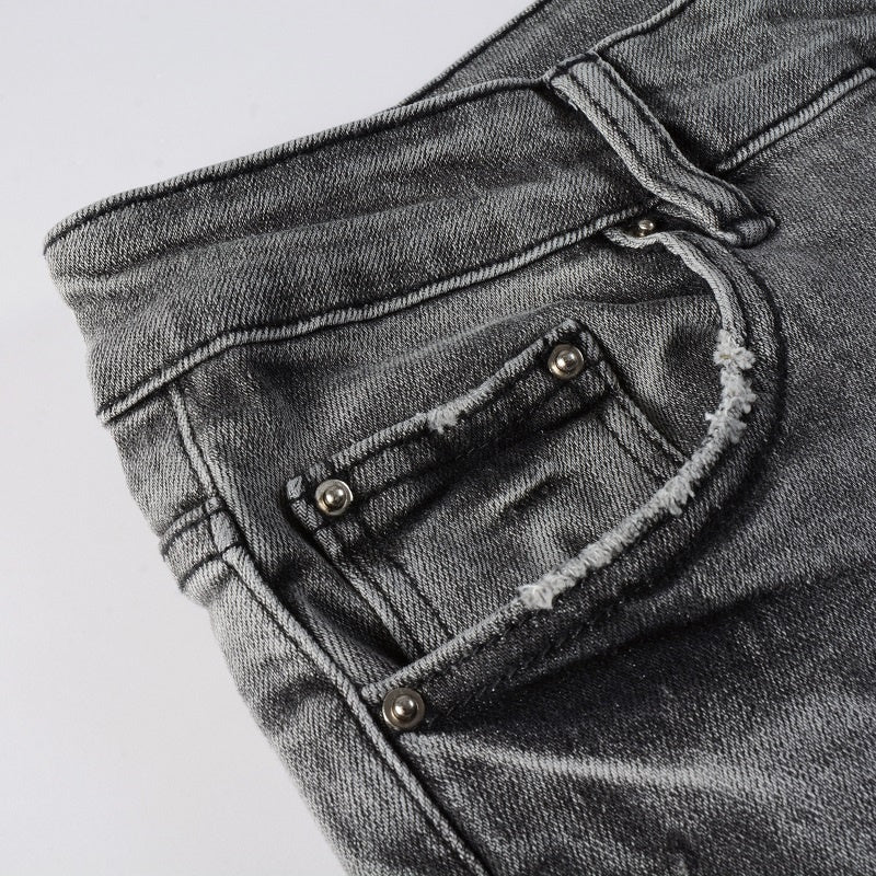 AMIRI Slim Fit Distressed Jeans #6903