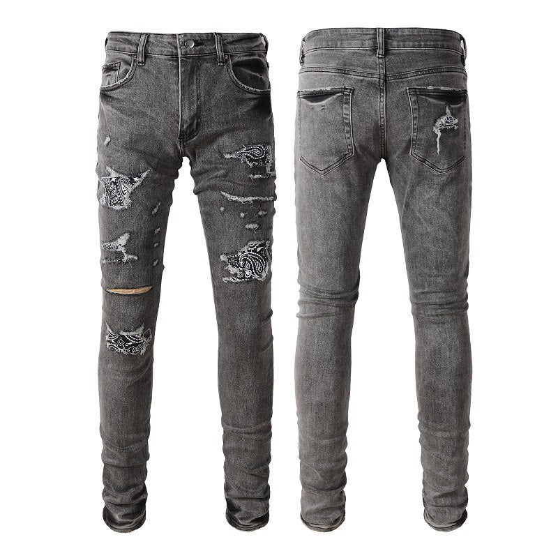 AMIRI Slim Fit Distressed Jeans #6903