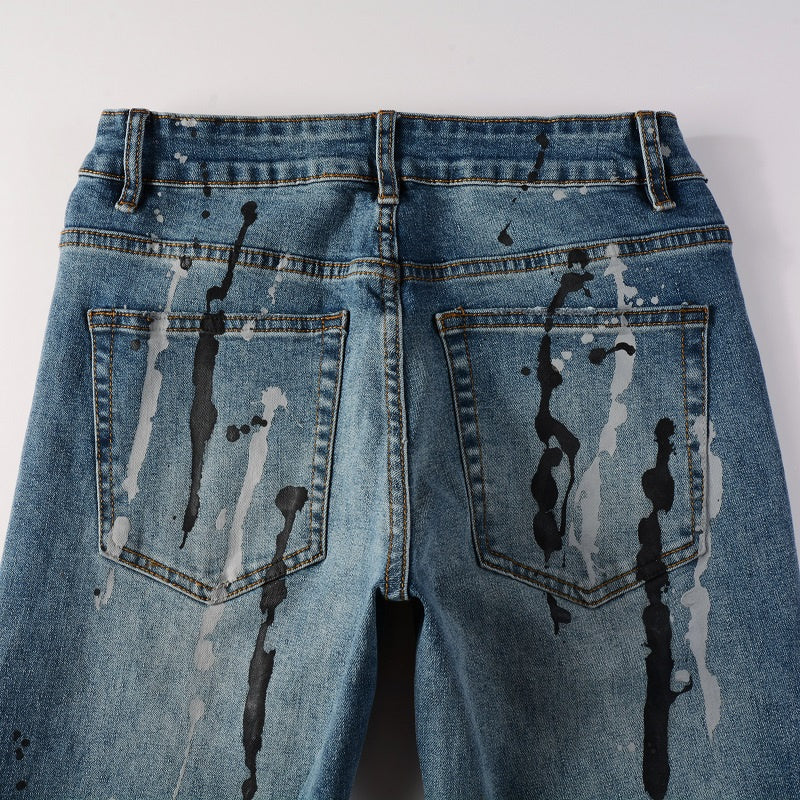AMIRI Slim Fit Distressed Jeans #6907