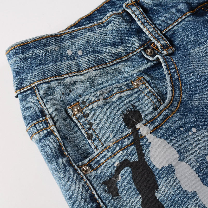 AMIRI Slim Fit Distressed Jeans #6907