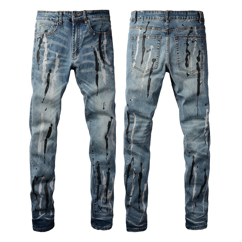 AMIRI Slim Fit Distressed Jeans #6907