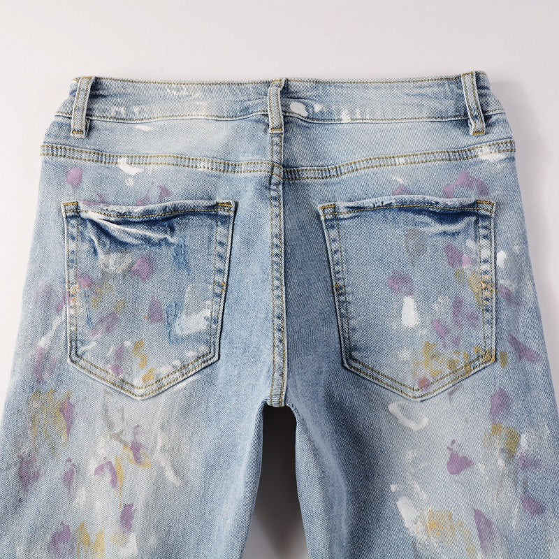 AMIRI Slim Fit Distressed Jeans #6901