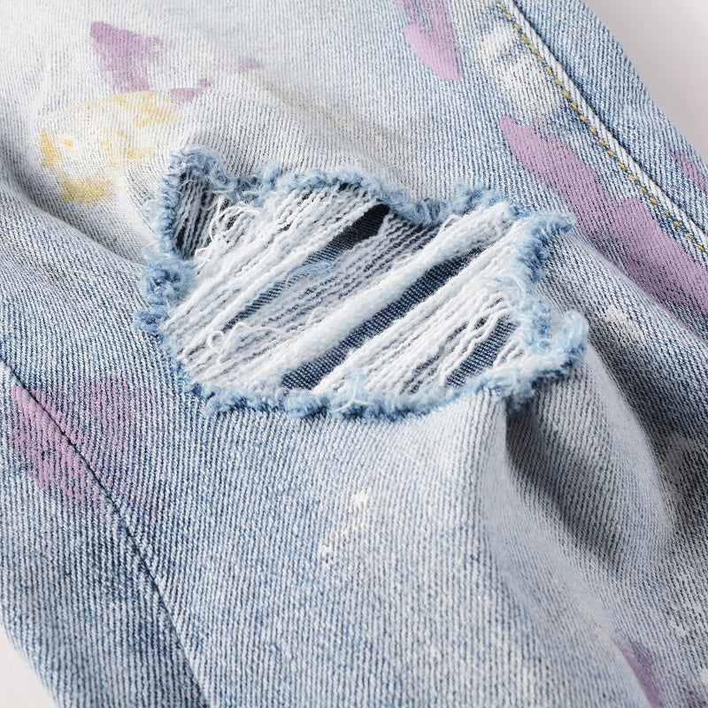 AMIRI Slim Fit Distressed Jeans #6901