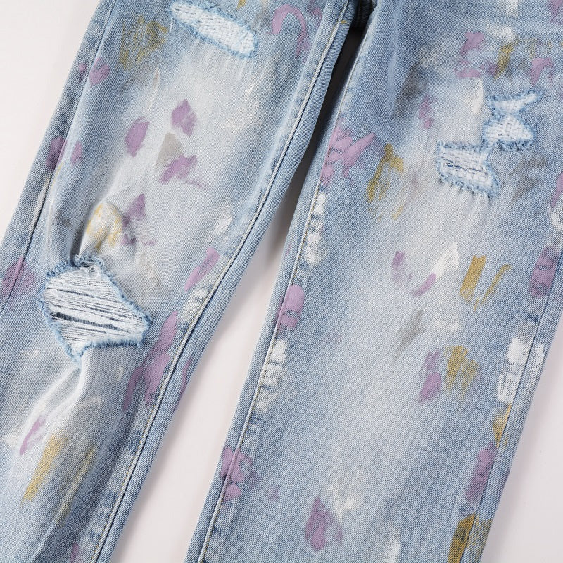 AMIRI Slim Fit Distressed Jeans #6901