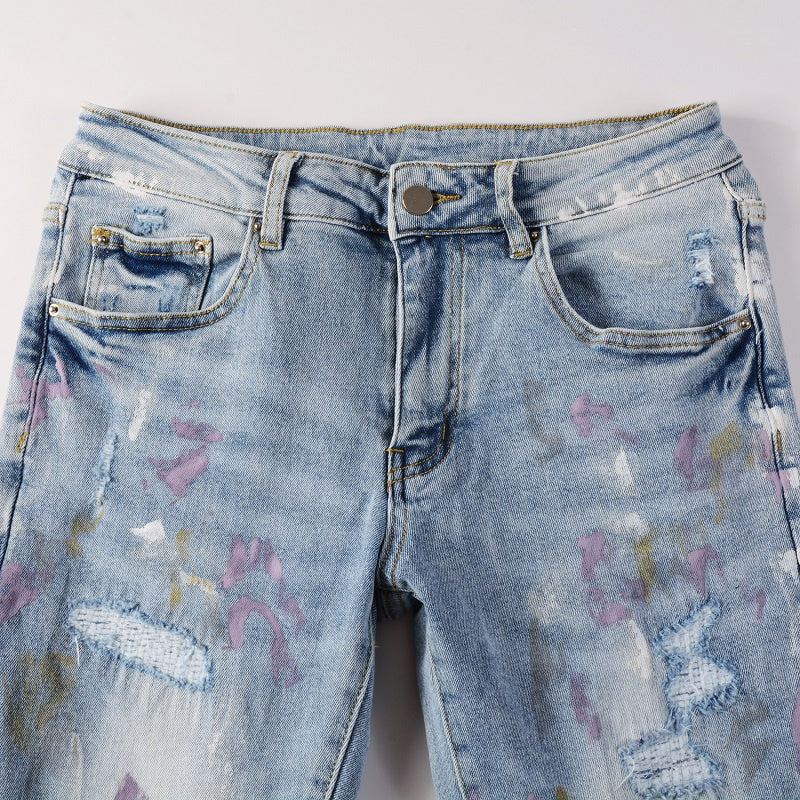 AMIRI Slim Fit Distressed Jeans #6901