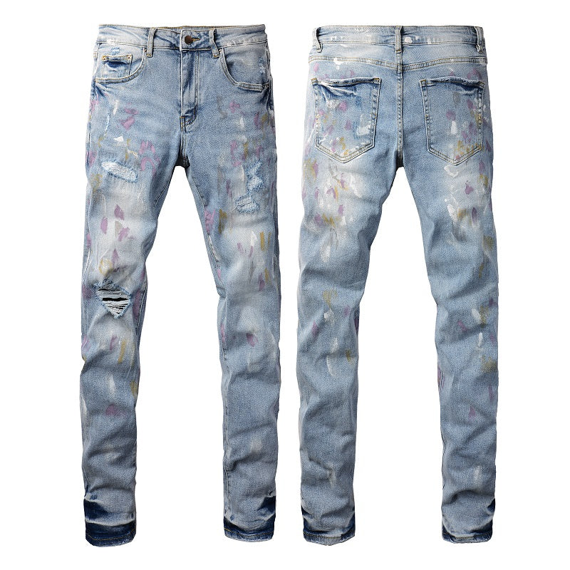AMIRI Slim Fit Distressed Jeans #6901