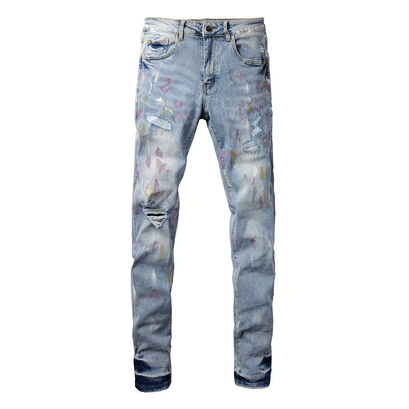 AMIRI Slim Fit Distressed Jeans #6901