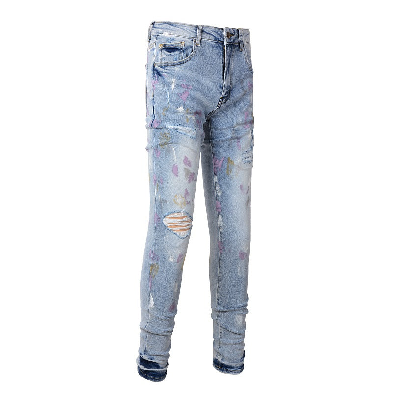 AMIRI Slim Fit Distressed Jeans #6901