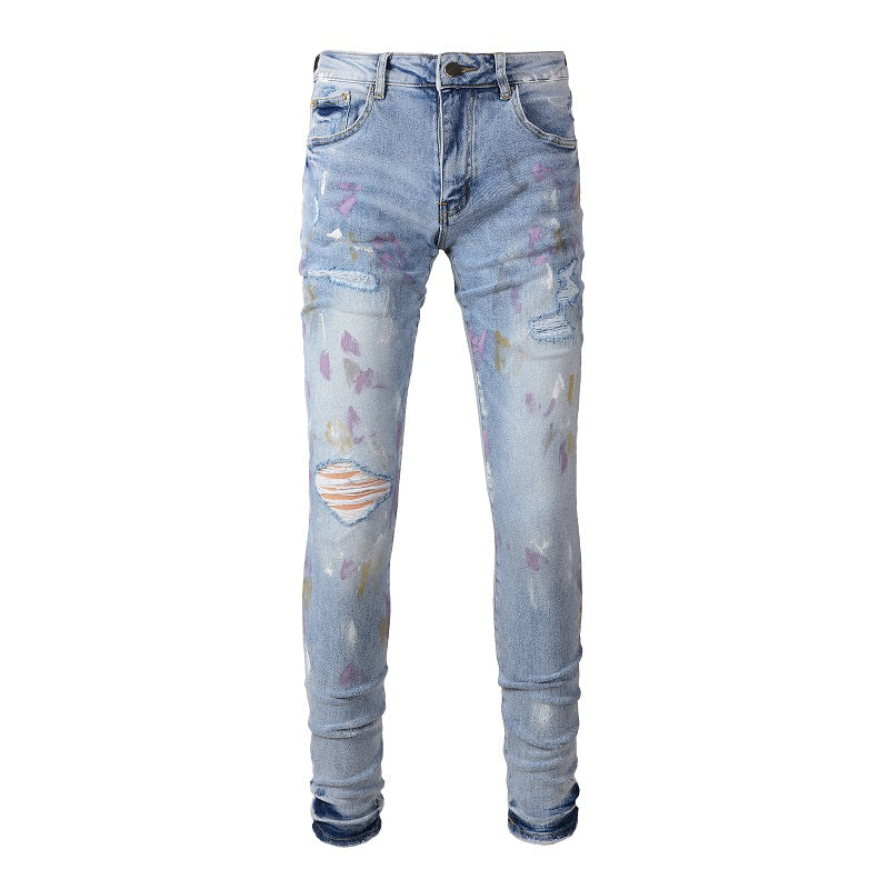 AMIRI Slim Fit Distressed Jeans #6901