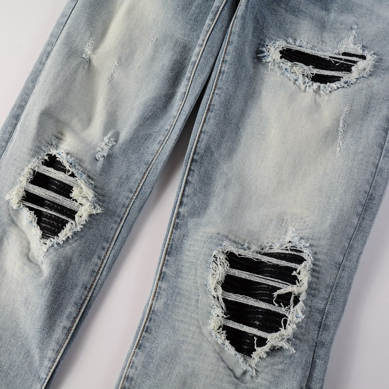 AMIRI Slim Fit Distressed Jeans #6667
